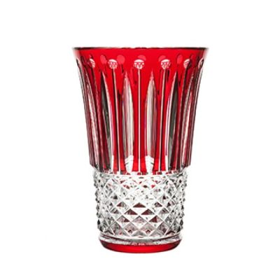 Saint Louis / Tommy / vaso Tommyssimo / cristallo / rosso