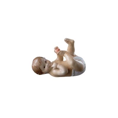 Royal Copenhagen Figurina / Neonata con ciuccio / porcellana