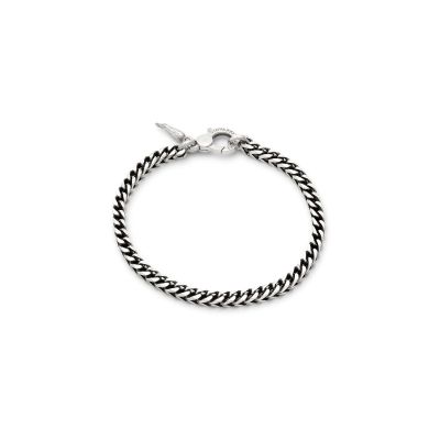 Giovanni Raspini / Uomo / bracciale grumetta quadra misura L / argento