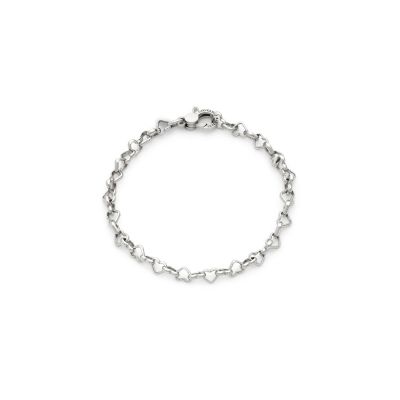 Giovanni Raspini / Cuori e Monete / bracciale catena Cuori / argento