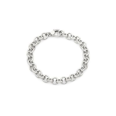 Giovanni Raspini / bracciale maglia tonda / argento
