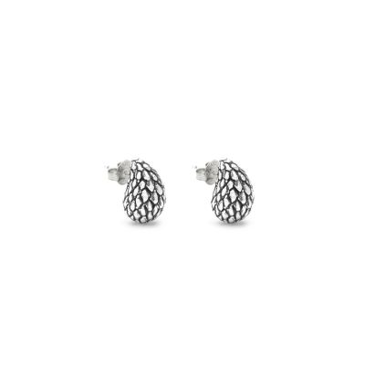 Giovanni Raspini / Animalier / orecchini goccia serpente piccoli / argento