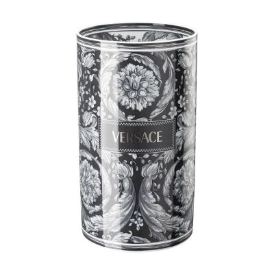 Rosenthal – Versace / Barocco Haze / vaso 30 cm / porcellana / bianco, nero