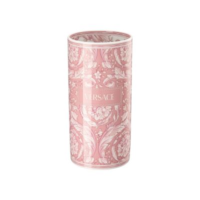 Rosenthal – Versace / Barocco Rose / vaso 24 cm / porcellana / bianco, rosa