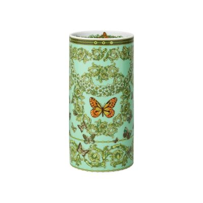 Rosenthal – Versace / Le Jardin de Versace / vaso 24 cm / porcellana / verde / EDIZIONE LIMITATA