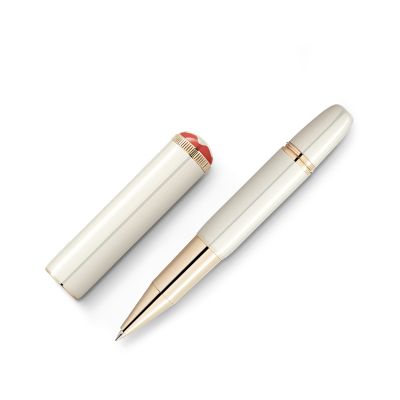 Montblanc / Heritage Collection / penna roller Rouge et Noir Baby - Edizione Speciale Color Avorio