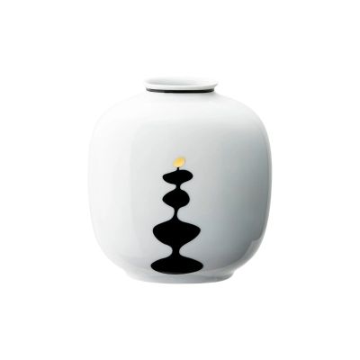 Rosenthal – Home / Monochrome / vaso 20 cm / porcellana / bianco, nero