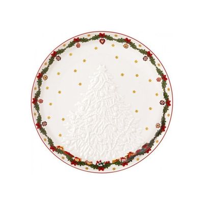 Villeroy & Boch / Toy's Fantasy / Ciotola con Rilievo Albero di Natale / porcellana