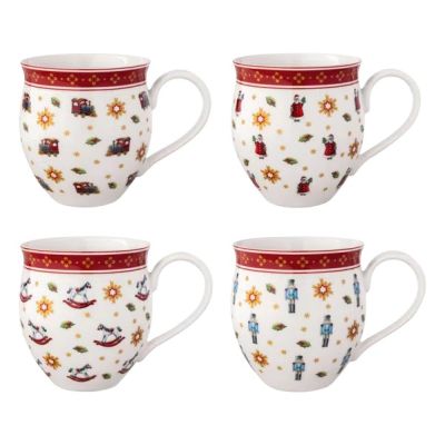 Villeroy & Boch / Toy's Delight / set 4 tazze Anniversary / porcellana