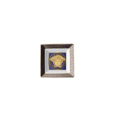 Rosenthal – Versace / Medusa Blue / coppetta 8 cm / porcellana / blu, oro, nero