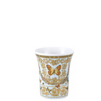 Rosenthal – Versace / Le Jardin de Versace / vaso 18 cm / porcellana / bianco, rosa, celeste, giallo, rosso