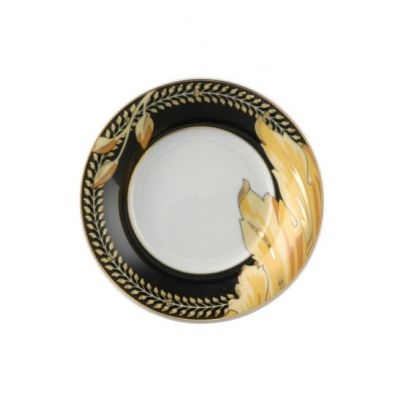 Rosenthal – Versace / Vanity / salsiera / porcellana / bianco, giallo, nero, oro