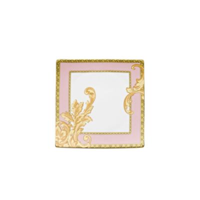 Rosenthal – Versace / Les Rêves Byzantins / coppa 15 cm / porcellana / bianco, rosa, oro, giallo