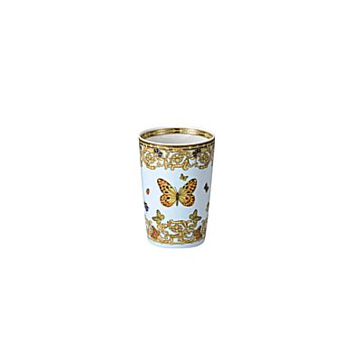 Rosenthal – Versace / Le Jardin de Versace / bicchiere / porcellana / bianco, rosa, celeste, giallo, rosso