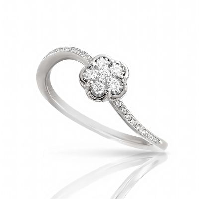 Pasquale Bruni / Fioremì / anello / oro bianco e diamanti