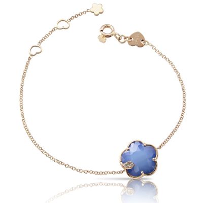 Pasquale Bruni / Petit Jolì / bracciale / oro rosa, blue moon e diamanti