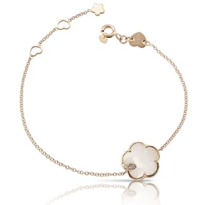 Pasquale Bruni / Petit Jolì / bracciale / oro rosa, agata bianca e diamanti