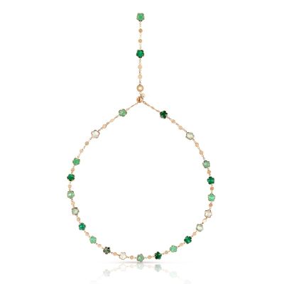 Pasquale Bruni / Figlia dei Fiori / collana / oro rosa e pietre colorate e diamanti