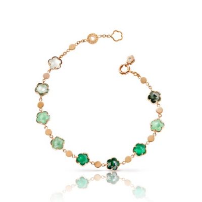 Pasquale Bruni / Figlia dei Fiori / bracciale / oro rosa e pietre colorate e diamanti