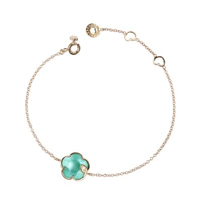 Pasquale Bruni / Petit Jolì / bracciale / oro rosa, agata verde e diamante