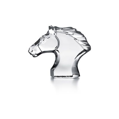 Baccarat / Testa di Cavallo / statuetta / cristallo 