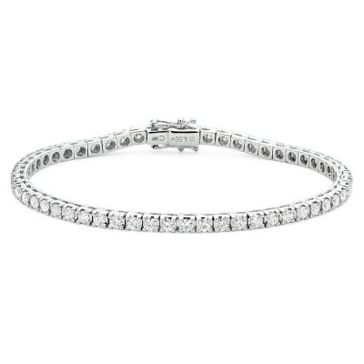 Crivelli / bracciale tennis 4,5 ct / oro bianco e diamanti