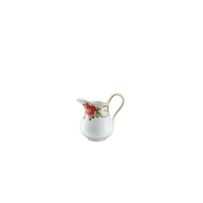 Rosenthal – Versace / Flower Fantasy / lattiera / porcellana / bianco, verde, rosso, viola, giallo, oro