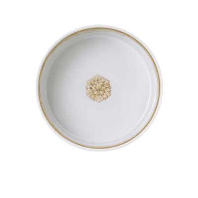Rosenthal – Versace / Barocco Beige / insalatiera 22 cm / porcellana / bianco, beige, dorato