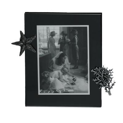 Giovanni Raspini / cornice pinze mare in argento / vetro 16 x 20 cm