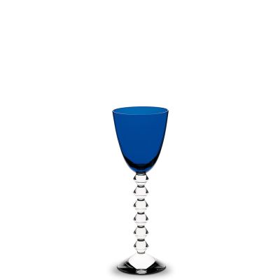 Baccarat / Vega / calice vino del Reno / cristallo blu scuro