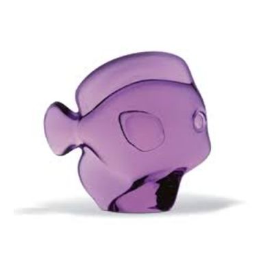 Baccarat / Pesce / oggetto decorativo / cristallo / viola parma