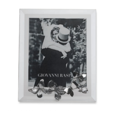 Giovanni Raspini / cornice luce media farfalle / vetro 16 x 19 cm / foto 12 x 14 cm