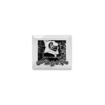 Giovanni Raspini / cornice luce orizzontale piccola margherite in argento / vetro 14 x 12 cm / foto 10 x 7 cm