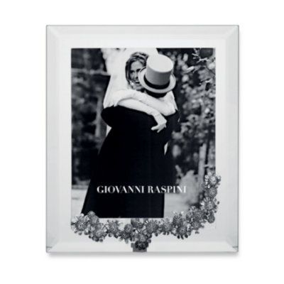 Giovanni Raspini / cornice luce media camomille in argento / vetro 16 x 19 cm / foto 12 x 14