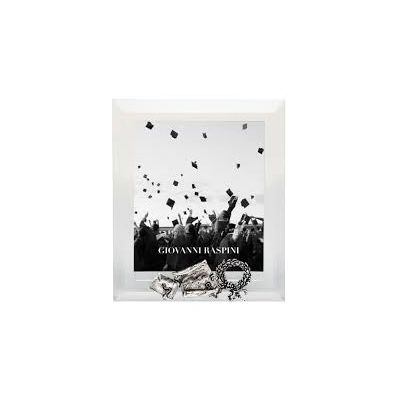 Giovanni Raspini / cornice luce laurea in argento / vetro 16 x 19 cm / foto 12x14 cm