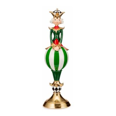 Palais Royal / Il Regno del Natale / Regina su Palla Verde e Bianca / resina