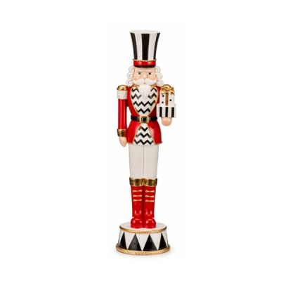 Palais Royal / Il Regno del Natale / Schiaccianoci Rosso su Scacchiera / resina