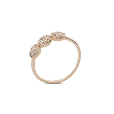 Buonocore / anello Easy / oro rosa e diamanti bianchi