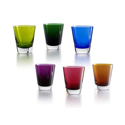 Baccarat / Mosaïque / set 6 bicchieri tumblers / cristallo