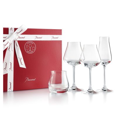 Baccarat / Chateau / set 4 bicchieri degustazione / cristallo