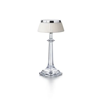 Baccarat / Bon Jour Versailles / lampada da tavolo / cristallo e metallo cromato