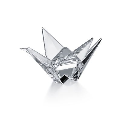 Baccarat / Origami / gru / oggetto decorativo / cristallo 