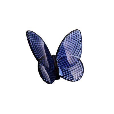 Baccarat / Papillon / oggetto decorativo / cristallo diamantato / blu notte Porte-Bonheur