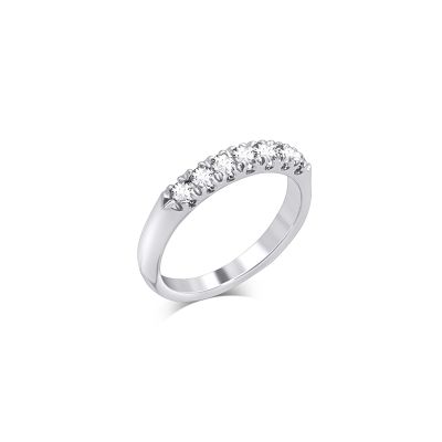 Crivelli / anello veretta / oro bianco e diamanti