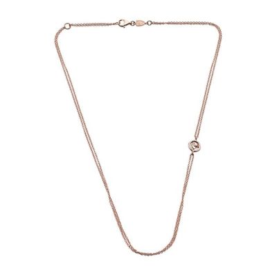 Chantecler / collana doppia / oro rosa
