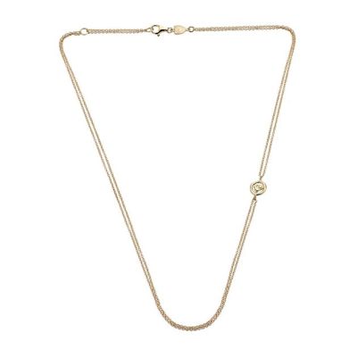 Chantecler / collana doppia / oro giallo