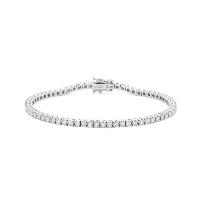 Crivelli / bracciale tennis 1,0 ct / oro bianco e diamanti