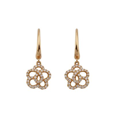 Crivelli / orecchini / oro rosa e diamanti