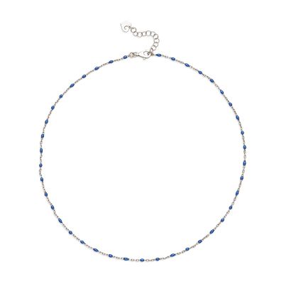 Chantecler / Et Voilà / collana Capriness / argento e smalto blu