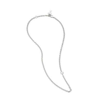 Chantecler / Et Voilà / collana 42 - 45 cm con chiavetta galletto double / argento brunito